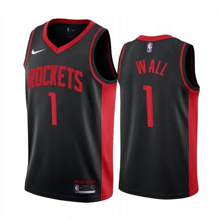 Herren NBA Houston Rockets Trikot John Wall 1 2020-21 Earned Edition Swingman